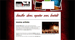 Desktop Screenshot of moma-artists.com